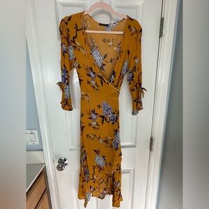 Cotton On Floral Wrap Dress